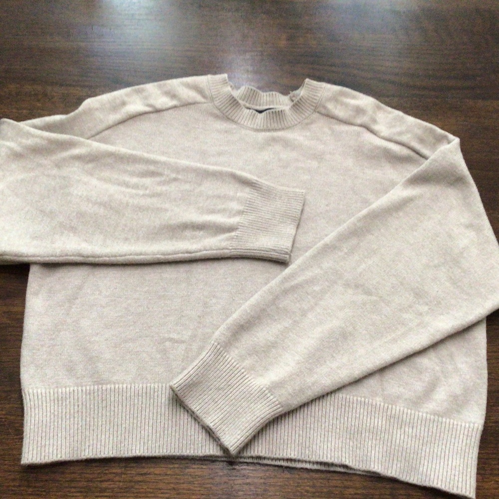MNG cream colored sweater. Size Small great shape